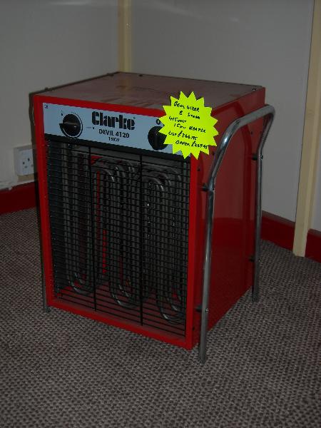 415v Electric Fan Heater